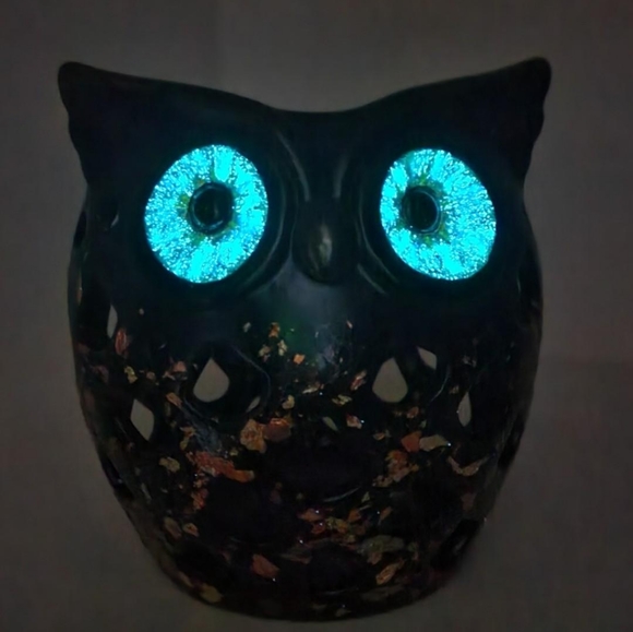 Hand Painted Decorative Owl - Picture 3 of 11